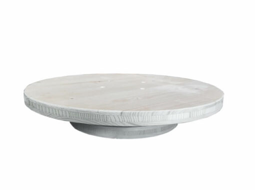 wooden turntable