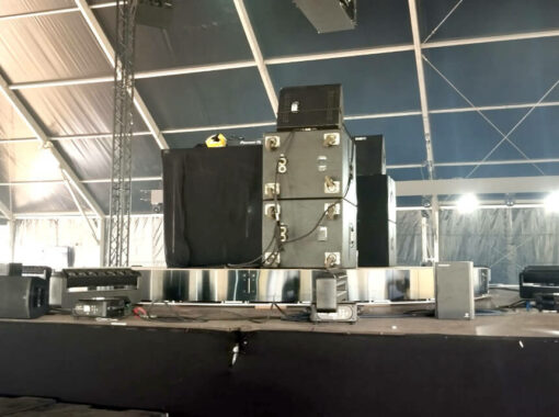 Plateforme rotative pour DJ
